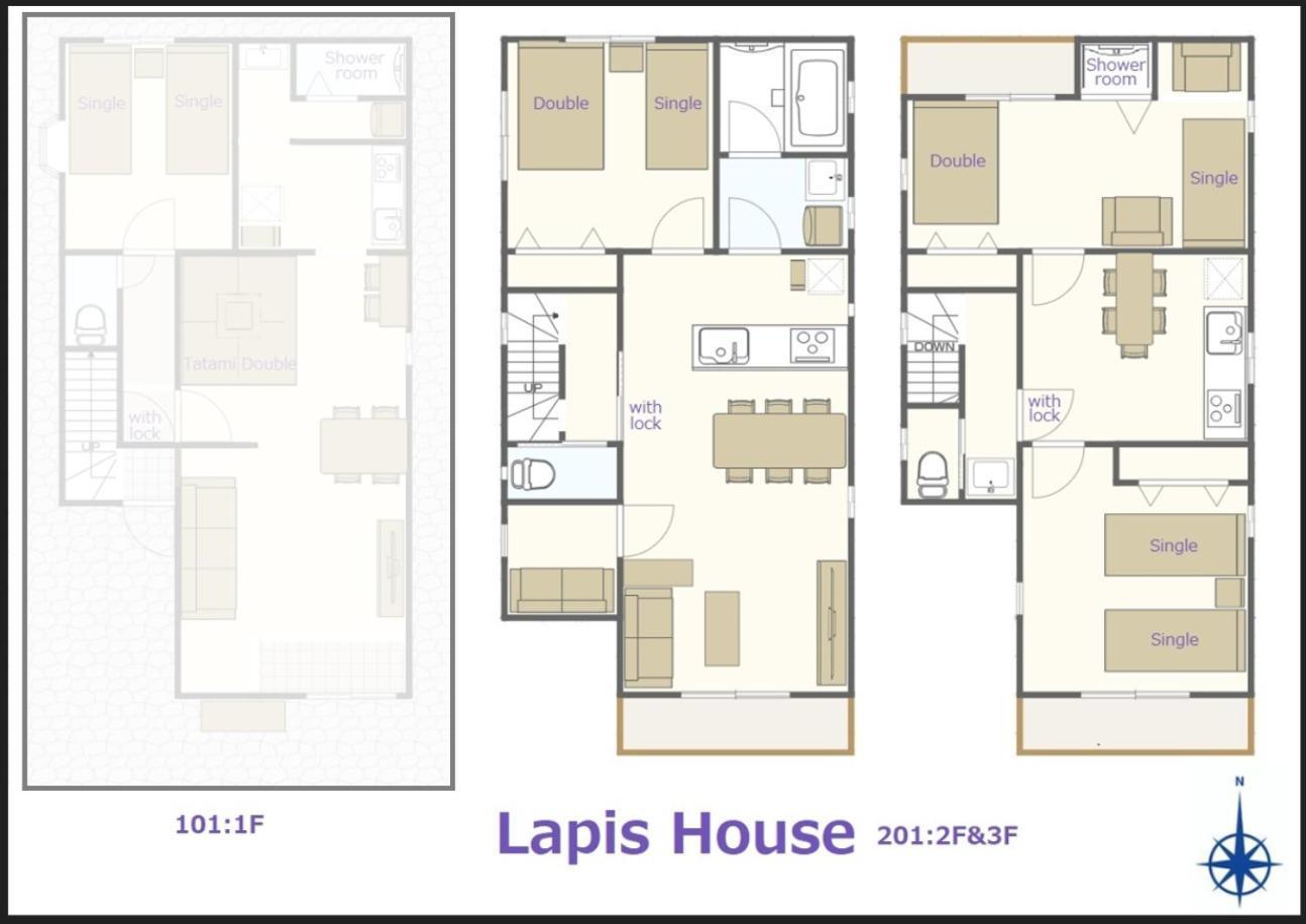 Lapis House 201 - 2f & 3f Villa Tokio